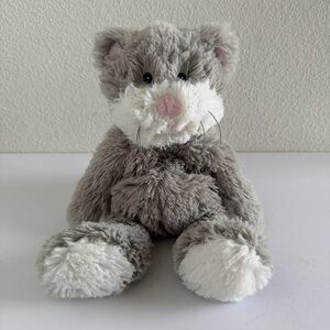 Warmies Plush 13” Cat Microwavable, French Lavender & Flaxseed Weighted NWOT